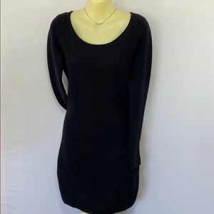 Sandro Black Knit Mini Dress Sm
